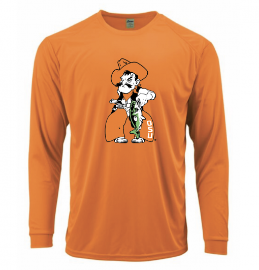 Fishing Pete Orange Dri Fit
